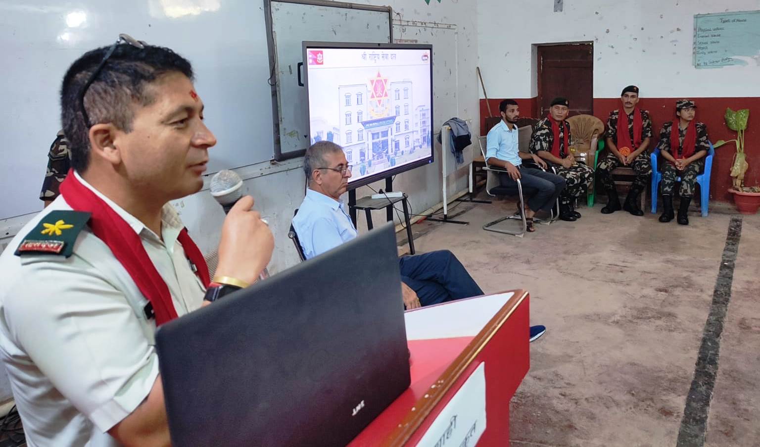 शान्ति नमुनामा राष्ट्रिय सेवा दलको लागि अभिमुखिकरण