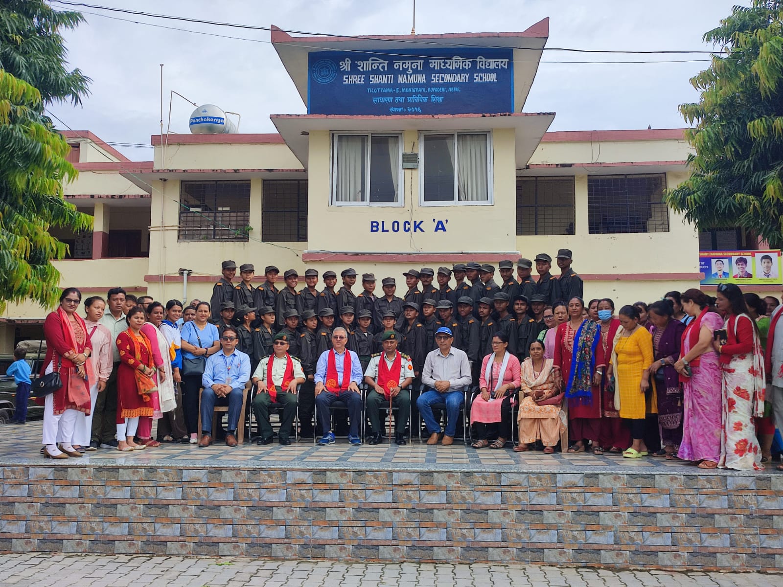 शान्ति नमुनामा राष्ट्रिय सेवा दल सिनियर डिभिजनको प्रथम प्रवचन