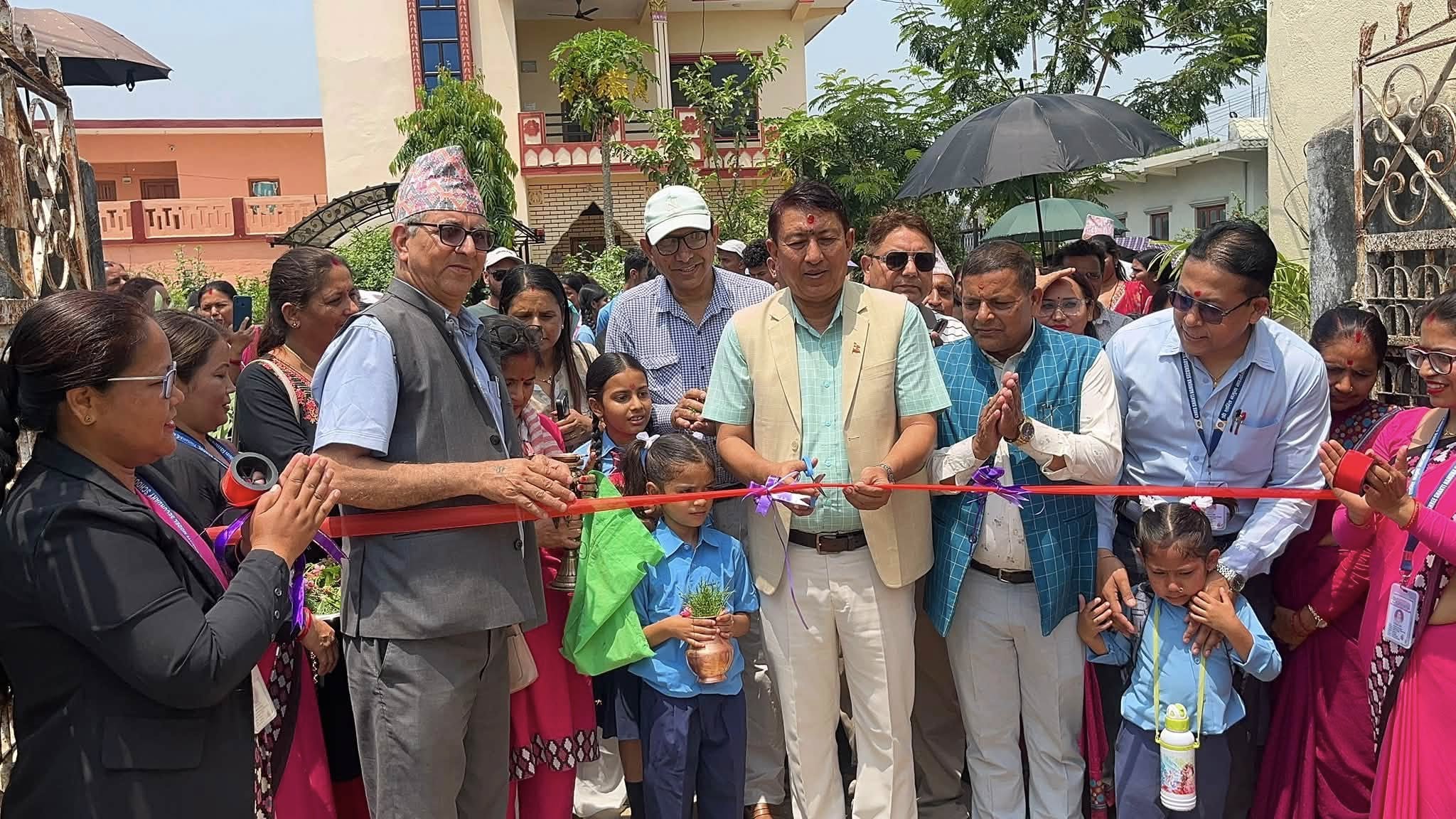 शान्ति नमुनामा मेदिनी सेक्टरको उद्घाटन र कक्षा आरम्भ